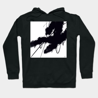 Abstract Black Belt Hoodie